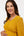Umstands- & Stillkleid mit Volant und Crinkle-Struktur - Senfgelb