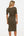 Tailliertes Umstands- & Stillkleid aus geripptem Baumwolljersey – Khaki