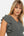 Luftiges Umstands- & Stillkleid mit Volantärmeln – Khaki