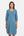 Umstands- und Stillkleid aus Baumwolle – Blau