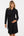 Elastisches Umstands- und Still-Blusenkleid – Dunkelblau