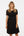Umstands- & Stillkleid mit Tupfenärmeln – Schwarz