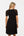 Umstands- & Stillkleid mit Tupfenärmeln – Schwarz