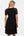 Umstands- & Stillkleid mit Tupfenärmeln – Schwarz