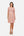 Umstands- und Stillkleid mit Knotendetail – Altrosa