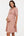 Umstands- und Stillkleid mit Knotendetail – Altrosa