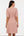 Umstands- und Stillkleid mit Knotendetail – Altrosa