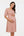 Umstands- und Stillkleid mit Knotendetail – Altrosa