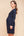 Elegantes dunkelblaues Umstands- und Stillkleid