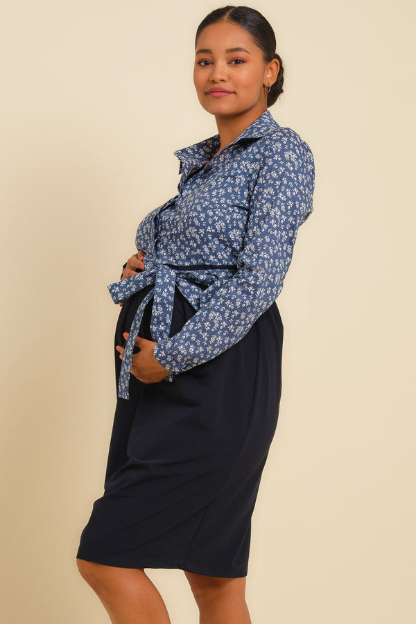 Umstands- und Still-Blusenkleid