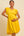 Luftiges Umstands- & Stillkleid mit Volantärmeln – Ocker