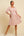 Umstands- und Stillkleid mit Knotendetail – Altrosa