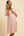 Umstands- und Stillkleid mit Knotendetail – Altrosa