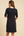 Umstandskleid aus Baumwolle mit Knotendetail – Navy