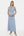 Umstands- und Stillkleid mit dekorativem Taillenband – Babyblau