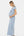 Umstands- und Stillkleid mit dekorativem Taillenband – Babyblau