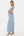 Umstands- und Stillkleid mit dekorativem Taillenband – Babyblau