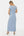Umstands- und Stillkleid mit dekorativem Taillenband – Babyblau