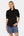 Umstandsshorts aus Leinenmix – Blau
