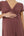 Umstands- und Stillkleid mit dekorativem Taillenband – Altrosa