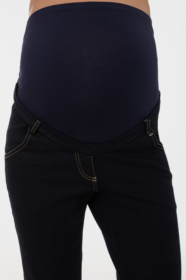 Stretch-Umstandsjeans – Dunkelblau