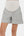 Gestreifte Umstandsshorts – Grau