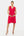 Festliches Umstands- und Stillkleid mit Falten – Himbeere