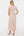Umstands- und Stillkleid mit dekorativem Taillenband – Puderrosa