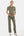 Rippjersey-Flared-Umstandshose – Khaki