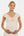 Elegante Umstandsbluse mit Knotendetail - Creme