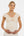 Elegante Umstandsbluse mit Knotendetail - Creme