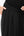 Elegante Umstandshose aus Crêpe Georgette mit feinen Falten – Schwarz