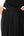 Elegante Umstandshose aus Crêpe Georgette mit feinen Falten – Schwarz