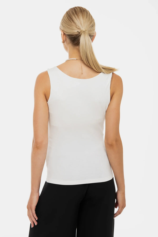 Umstands- und Stilltop in Ecru mit Drapé-Ausschnitt