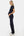 Rippjersey-Flared-Umstandshose – Dunkelblau