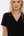 Umstands- und Stillbluse mit Spitzendetails – Schwarz