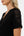 Umstands- und Stillbluse mit Spitzendetails – Schwarz