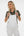Denim zwangerschaps­salopette – wit