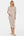 Langes figurbetontes Umstands- und Stillkleid mit Crinkle-Effekt – Sand
