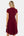 Umstands- und Stillkleid mit Wickel-Top – Bordeaux