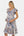 Luftiges Satiniertes Umstands- und Stillkleid mit Print