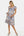 Luftiges Satiniertes Umstands- und Stillkleid mit Print
