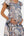 Luftiges Satiniertes Umstands- und Stillkleid mit Print