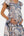 Luftiges Satiniertes Umstands- und Stillkleid mit Print
