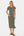 Umstands- und Stillkleid aus Rippjersey mit Knöpfen – Khaki