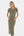 Umstands- und Stillkleid aus Rippjersey mit Knöpfen – Khaki