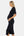 Tailliertes Umstands- & Stillkleid aus geripptem Baumwolljersey – Navy