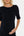 Tailliertes Umstands- & Stillkleid aus geripptem Baumwolljersey – Navy