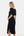 Tailliertes Umstands- & Stillkleid aus geripptem Baumwolljersey – Navy