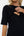 Tailliertes Umstands- & Stillkleid aus geripptem Baumwolljersey – Navy